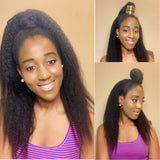 Kinky Straight Clip in extensions