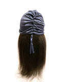 Adjustable satin lined turbans