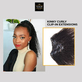 Kinky Curly Clip-in Extensions