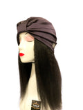 Adjustable satin lined turbans