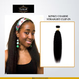 Kinky Straight Clip in extensions