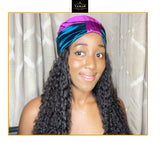 Satin lined knot turban
