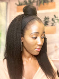 Kinky Straight Headband wig