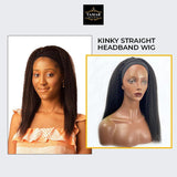 Kinky Straight Headband wig