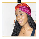 Satin lined knot turban