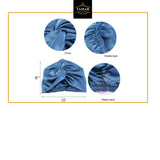 Satin lined turban
