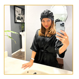 Satin lined knot turban