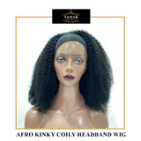 Afro kinky Coily Headband wig