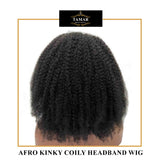 Afro kinky Coily Headband wig