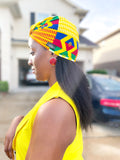 Adjustable satin lined turbans