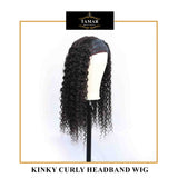 Kinky curly Headband wig
