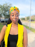 Adjustable satin lined turbans