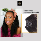 Kinky Curly Clip-in Extensions