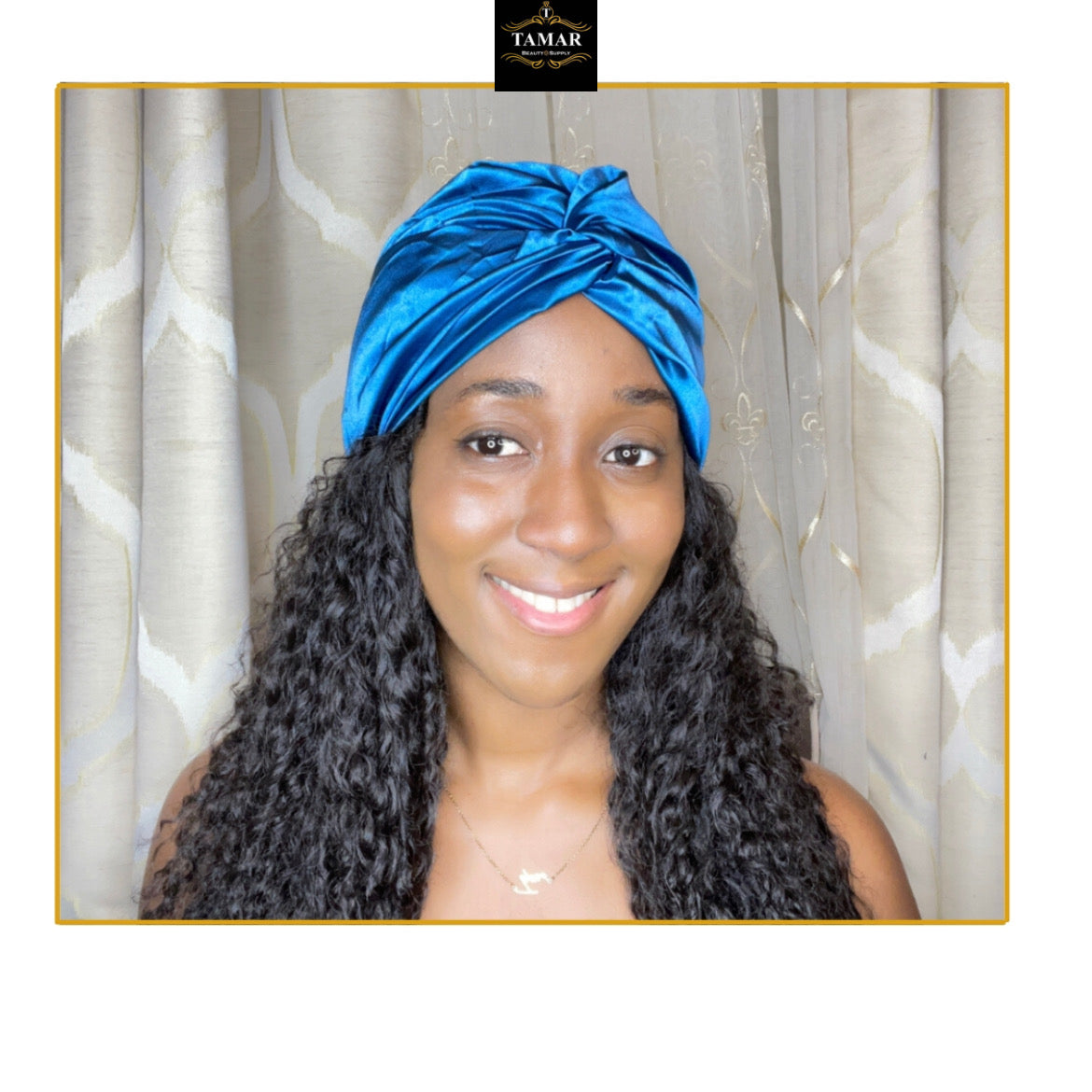 Curly Hair Silk Head Scarf For Natural Hair Curly Hair Scarf